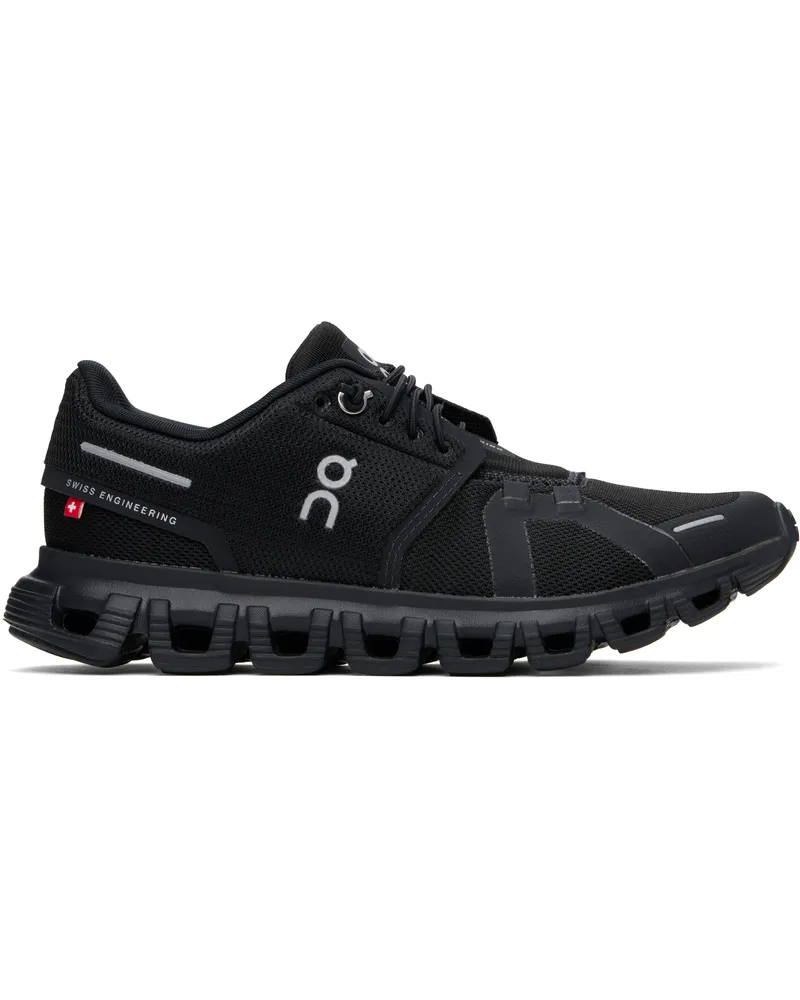 ON Black Cloud 6 Sneakers Black
