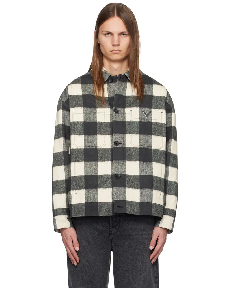Valentino Garavani White Check Jacket Wus