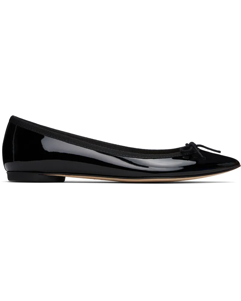 Repetto Black Brigitte Pointy Toe Ballerina Flats Noir