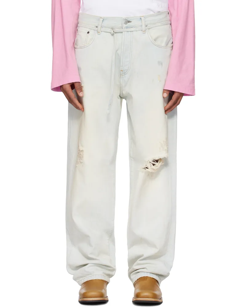 Acne Studios Blue Loose Fit 1991 TOJ Jeans Cnlight