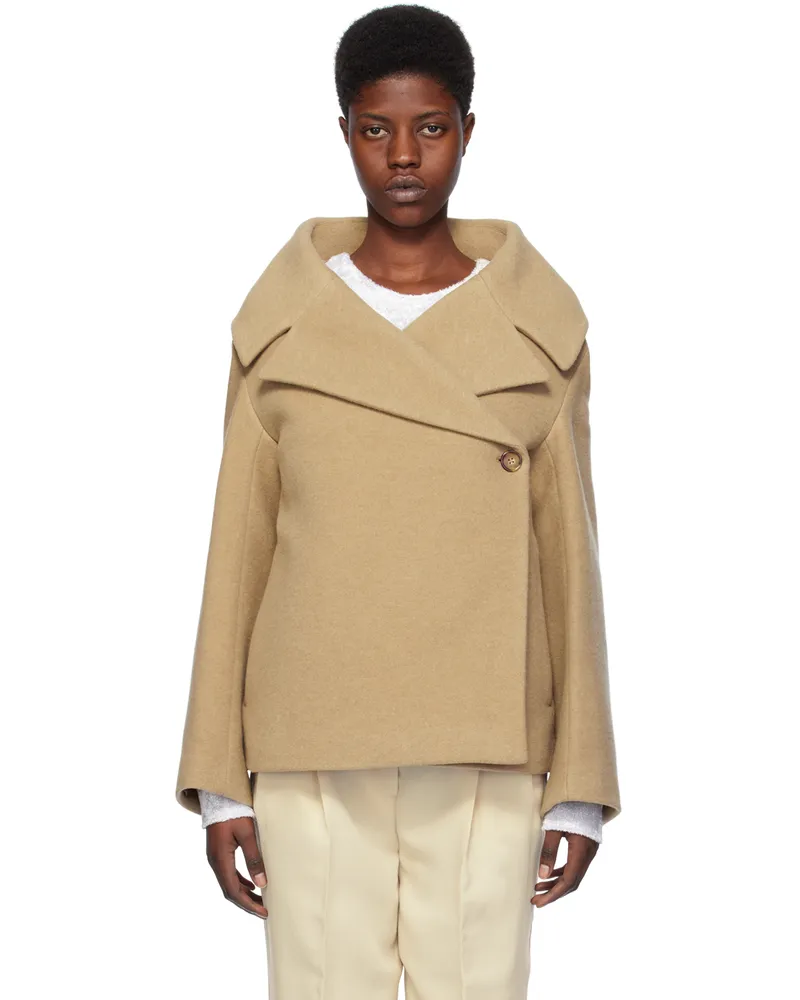 Totême Beige Wrap Jacket 091