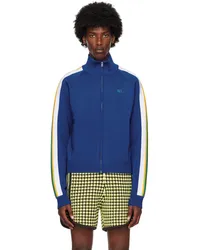 Wales Bonner Blue Tide Track Jacket Blue