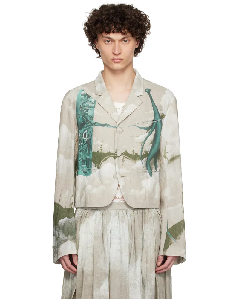 Undercover Gray UC1E4106-1 Blazer Natural