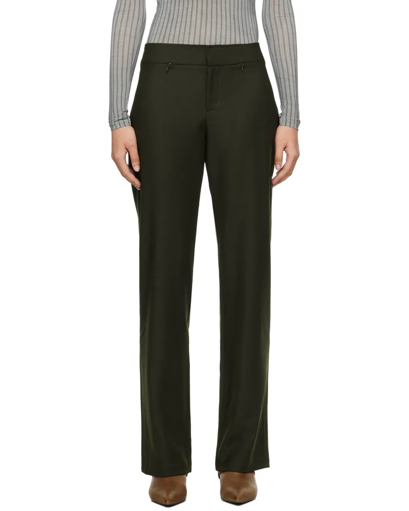 Paloma Wool Khaki Baozi Trousers C