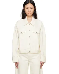 AGOLDE Off-White Martika Denim Jacket Fortune