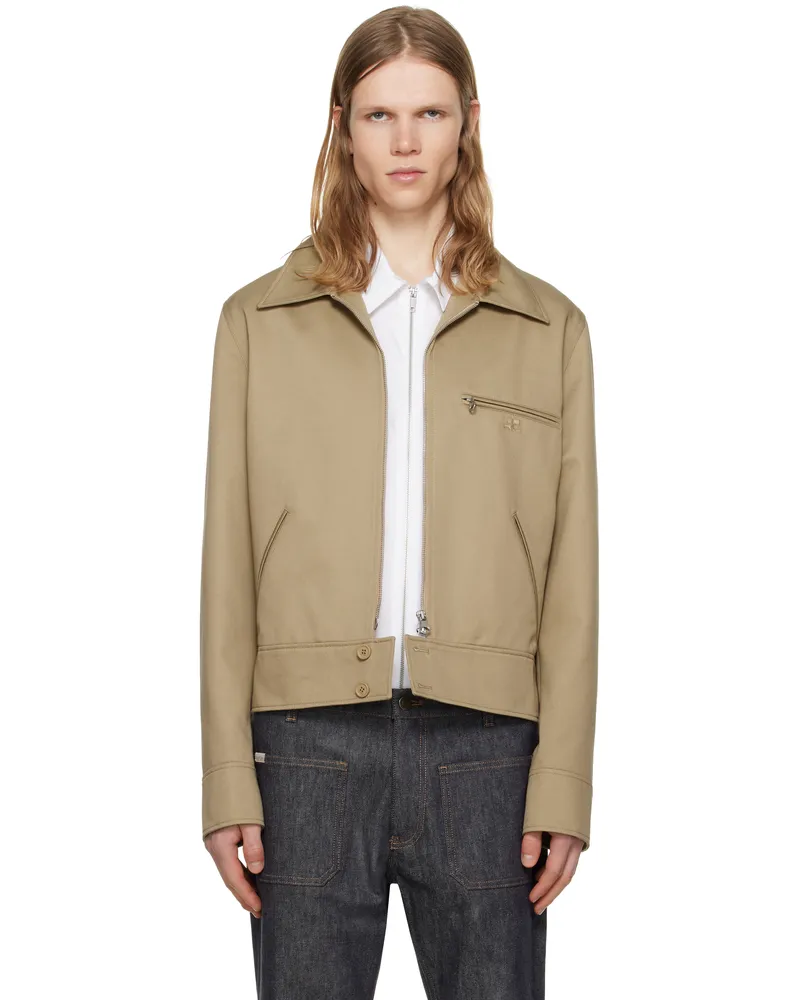 Courrèges Beige Zipped Jacket 1005