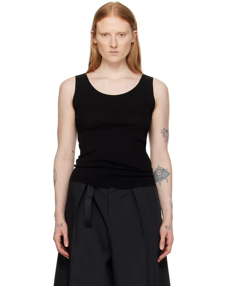 Issey Miyake Black A-Poc Tank Top 15