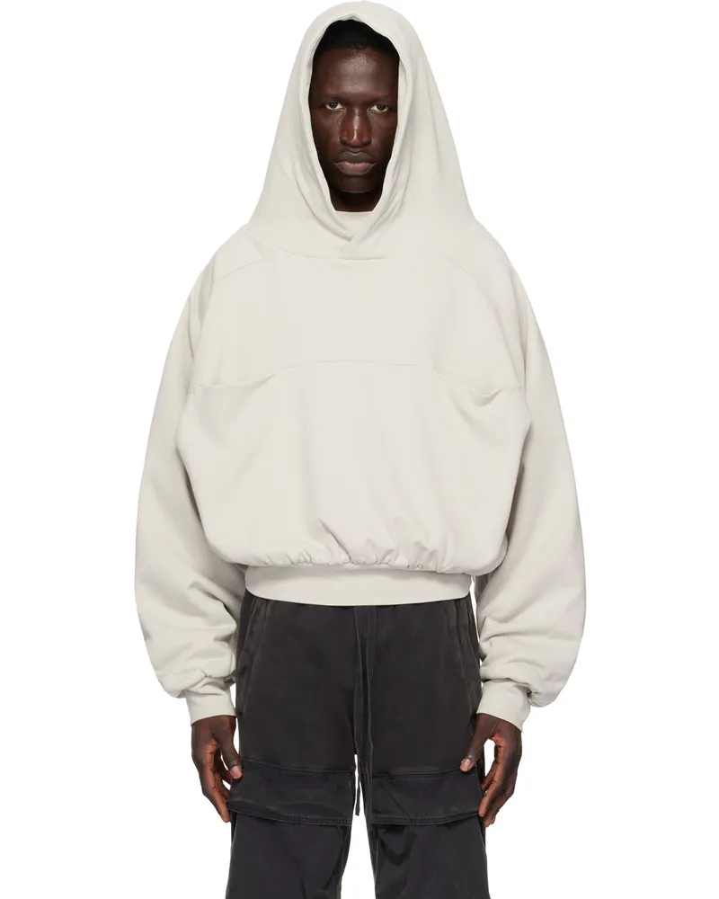 Entire Studios Gray Double Double Hoodie Mineral