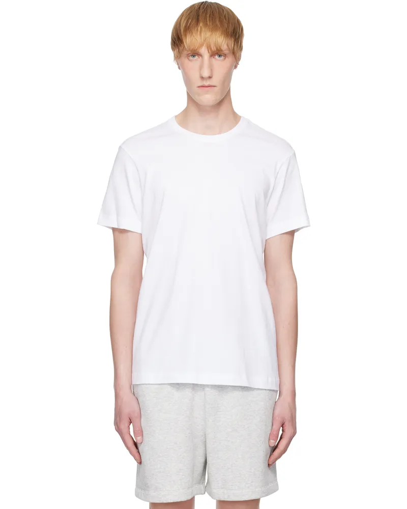 SKIMS White SKIMS Cotton Classic T-shirt Chalk