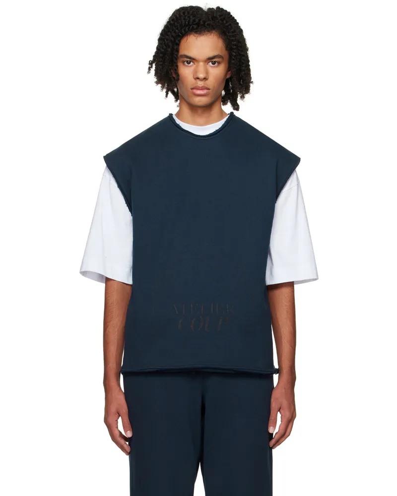 ABAGA VELLI Navy Court Tank Top Cynic