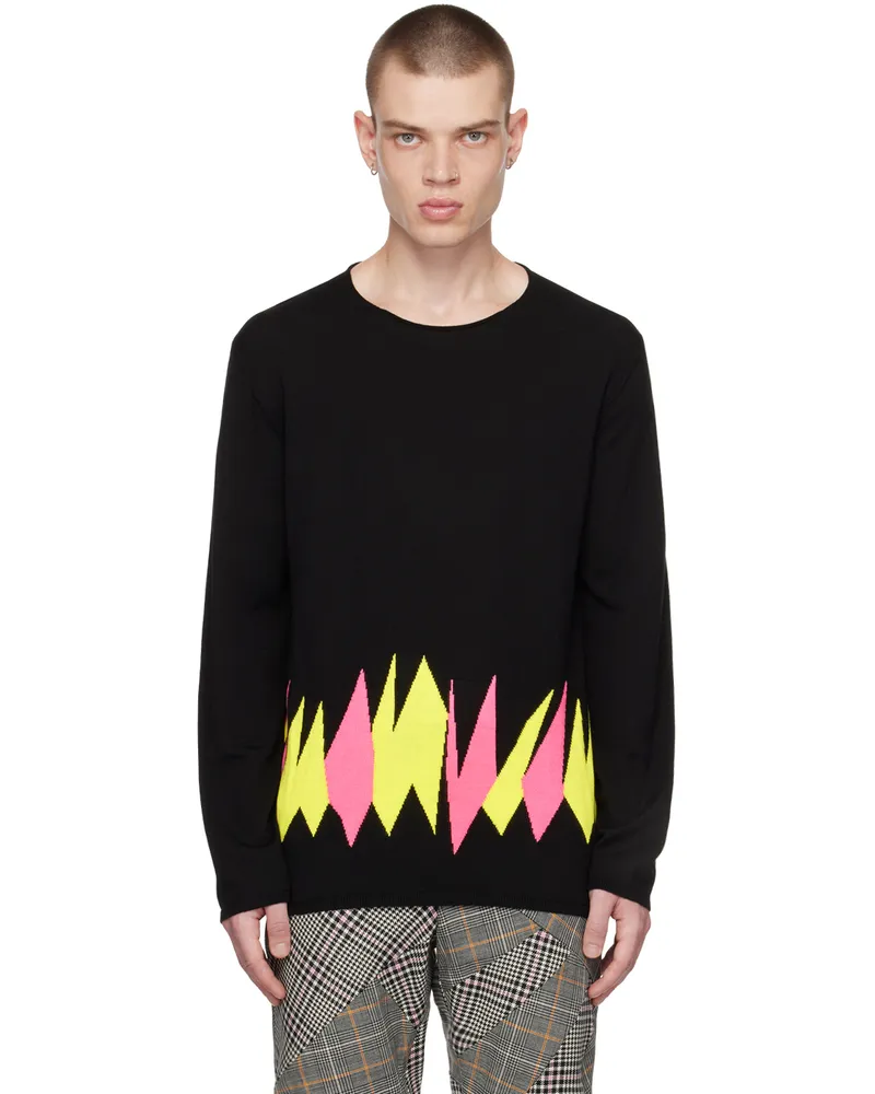Comme des Garçons Black Graphic Sweater 1