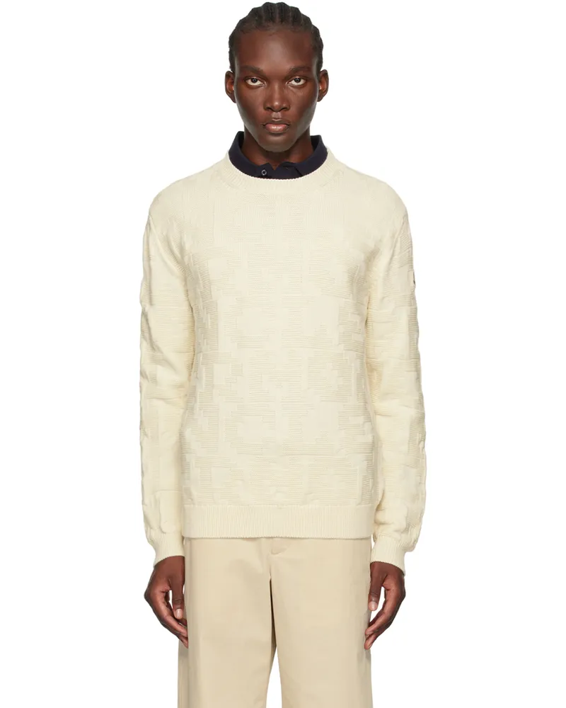 Moncler Off-White Wool Sweater 034