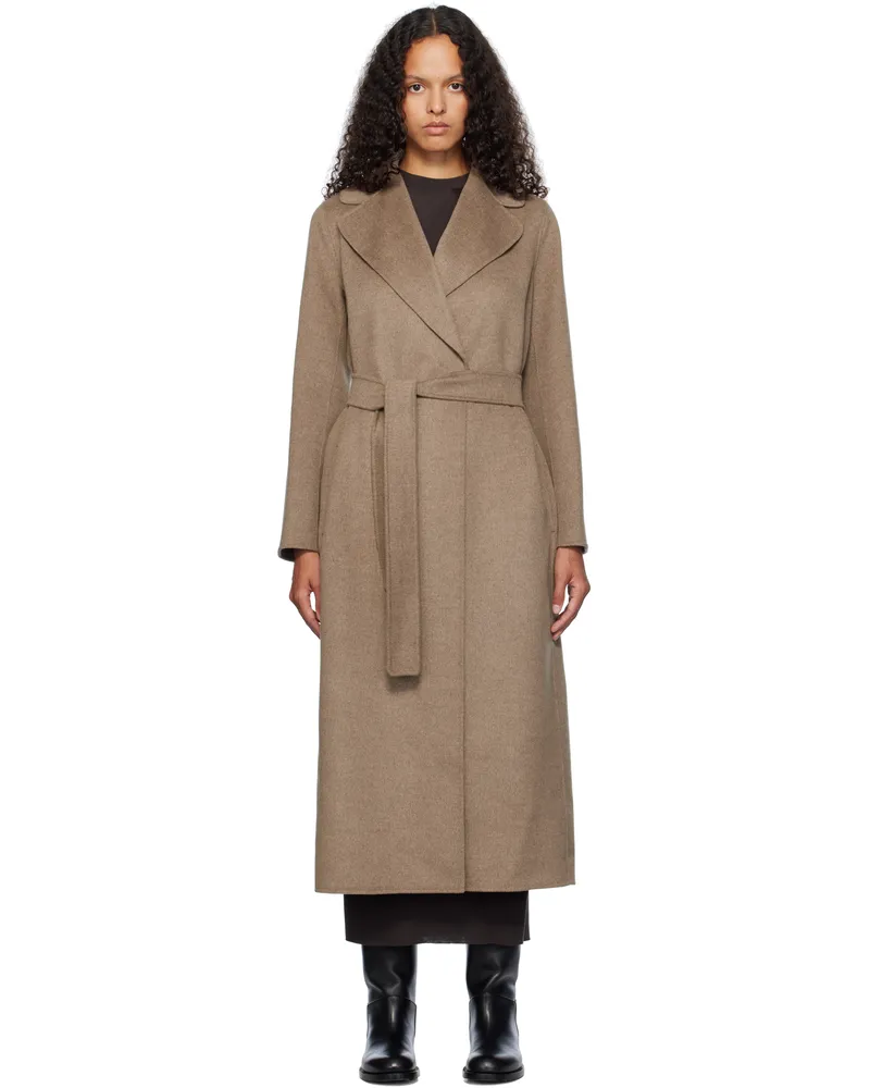 Max Mara Taupe Poldo Coat 074