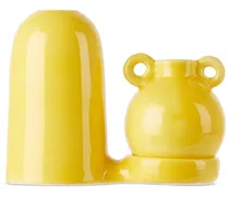 Yellow Blend Candle Holder Set