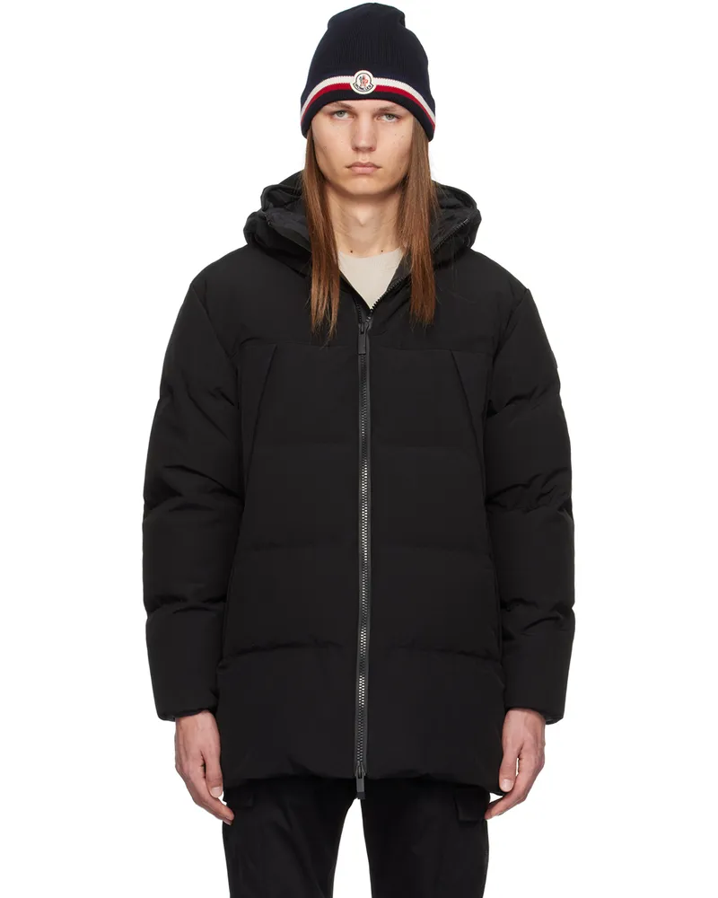 Moncler Black Valmaron Down Jacket 999
