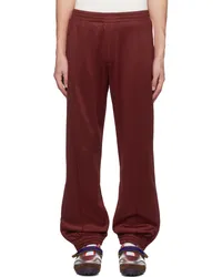 Wales Bonner Red Essence Track Pants Burgundy