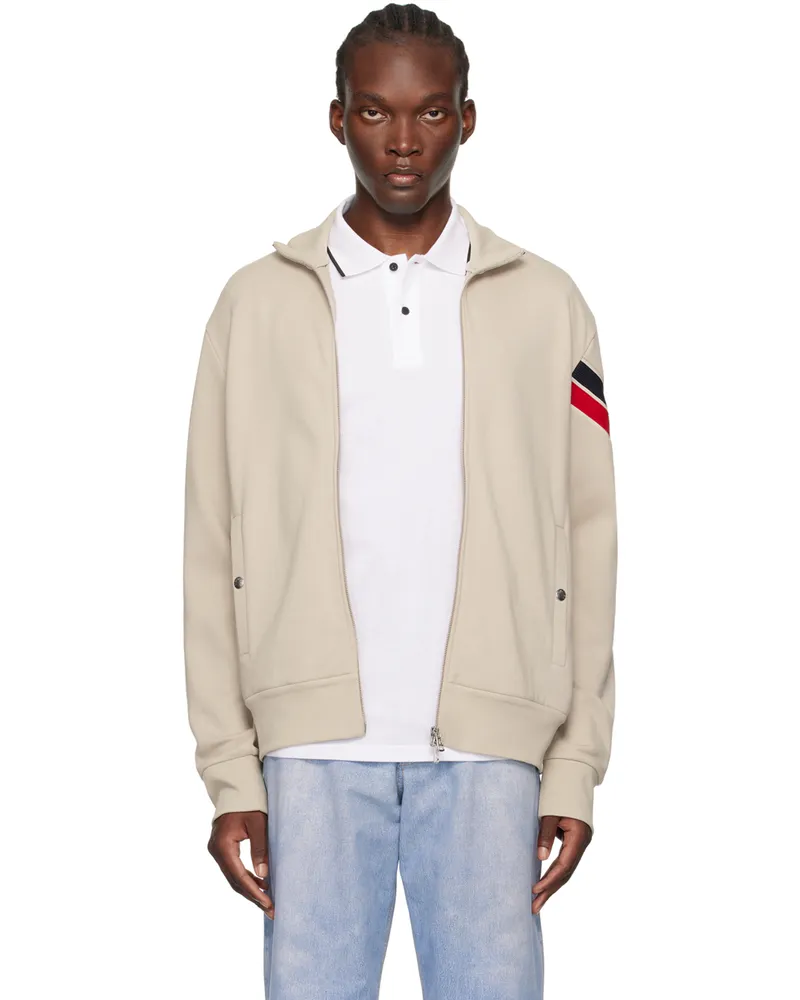 Moncler Beige Zip Up Track Jacket 265