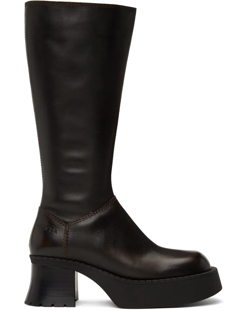 Miista Brown Alba Boots Brown