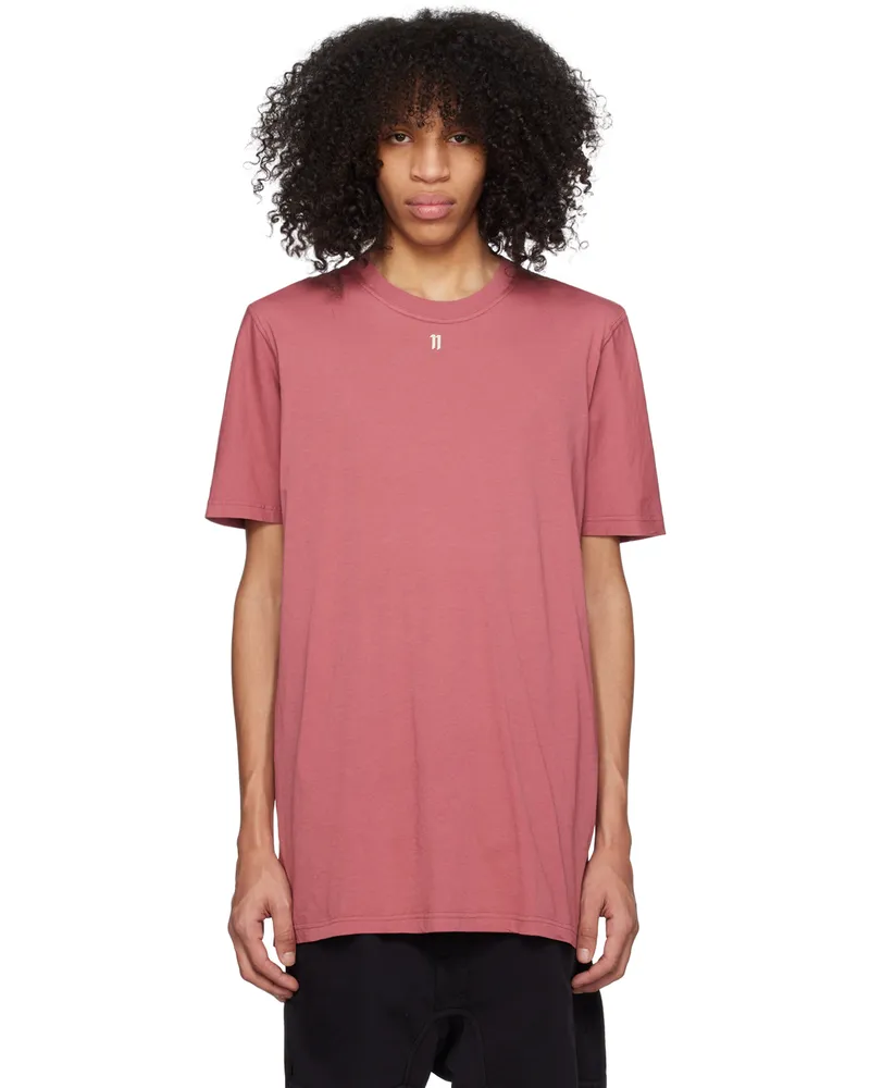 Boris Bidjan Saberi Pink Garment-Dyed T-Shirt Dry