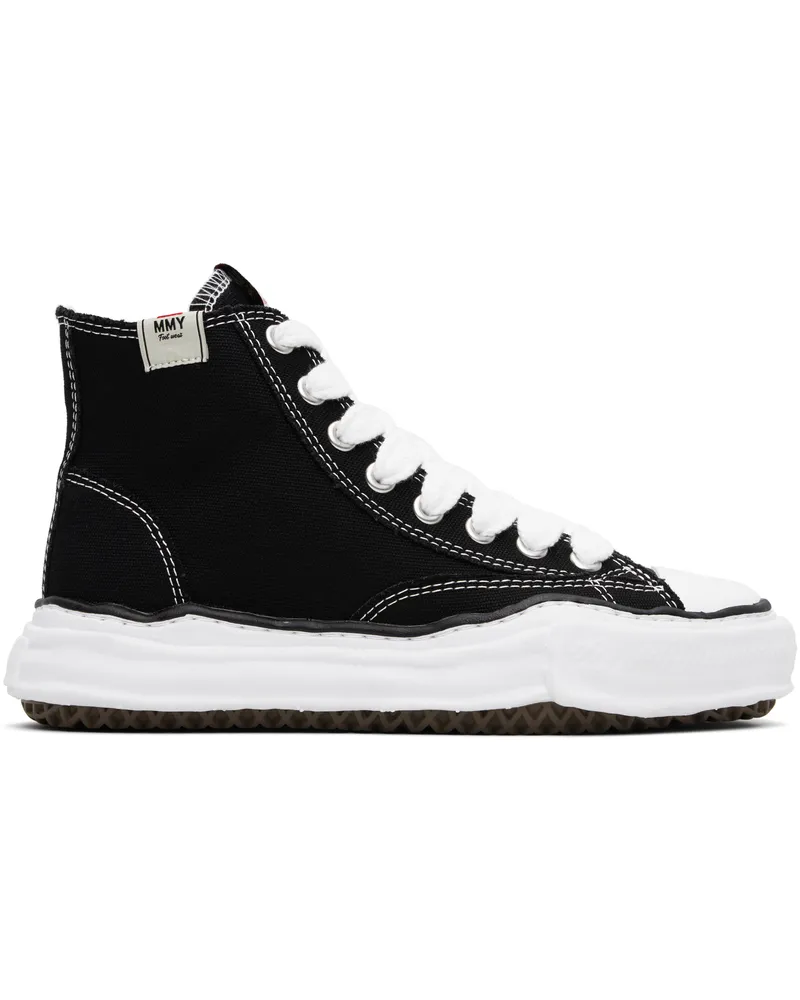 MIHARAYASUHIRO Black 'Peterson' OG Sole Canvas Sneakers Black