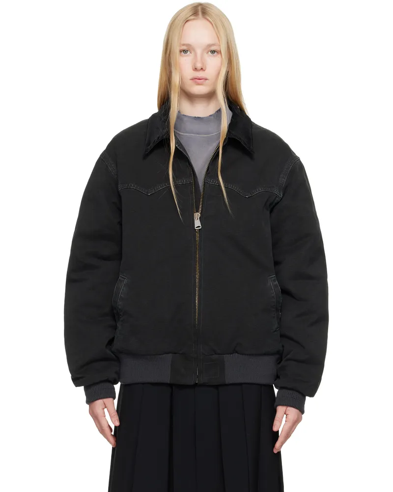 Maison Margiela Black Yoke Caban Jacket 861