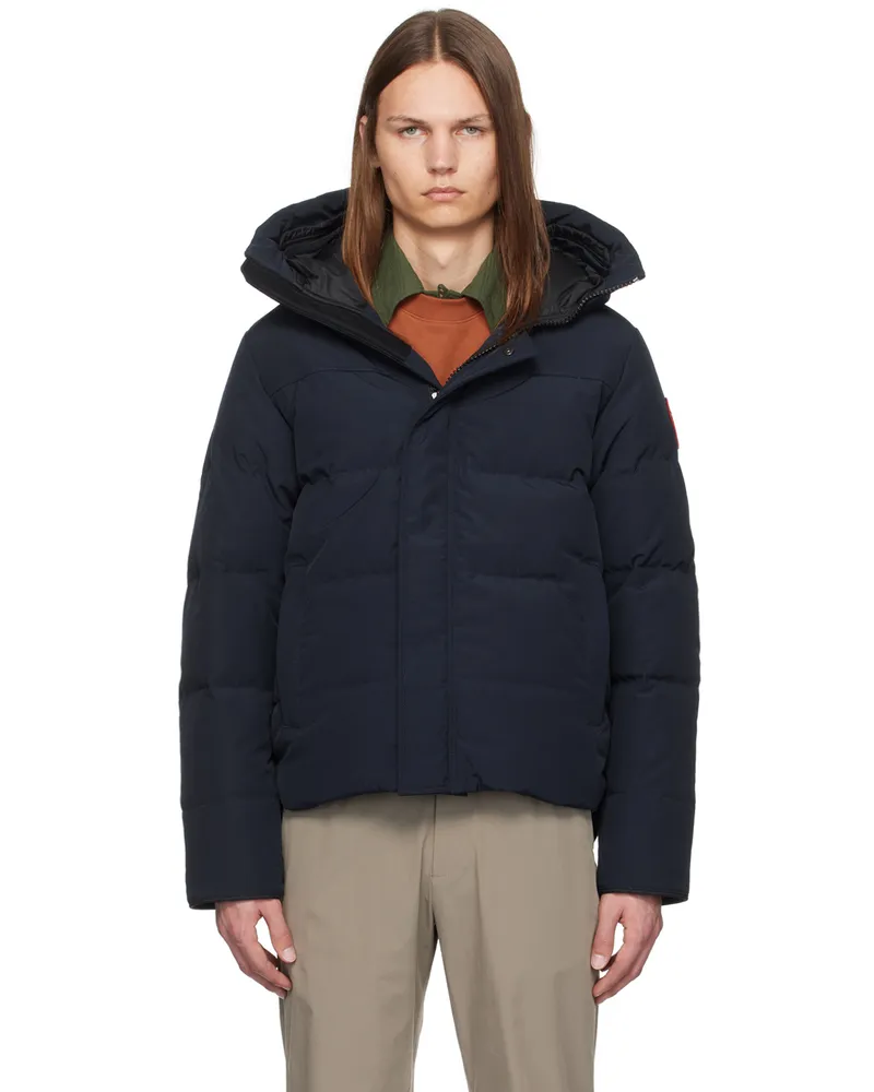 Canada Goose Navy MacMillan Down Jacket Atlantic