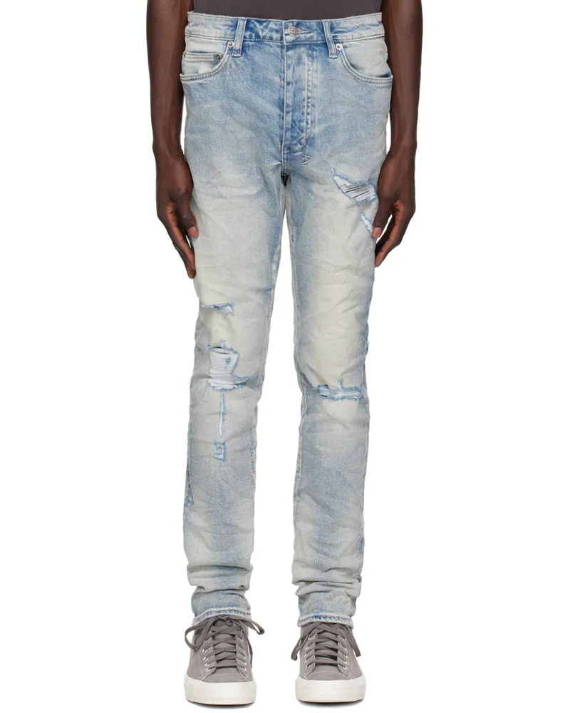 ksubi Blue Chitch Punk Thrashed Jeans Denim
