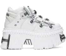 White New Rock Edition Platform Sneakers