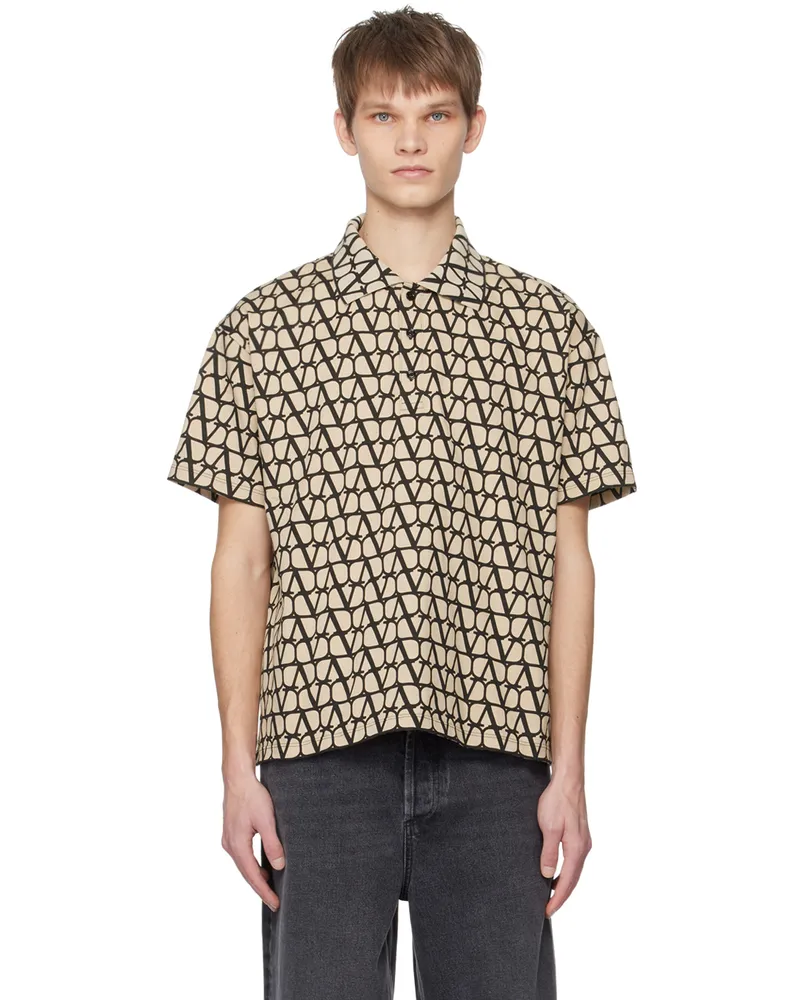 Valentino Garavani Beige Iconographe Polo St.