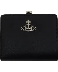 Vivienne Westwood Black Saffiano Wallet Nblack