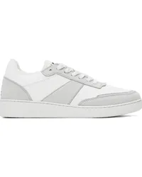 A.P.C. White & Gray Plain Sneakers Aab