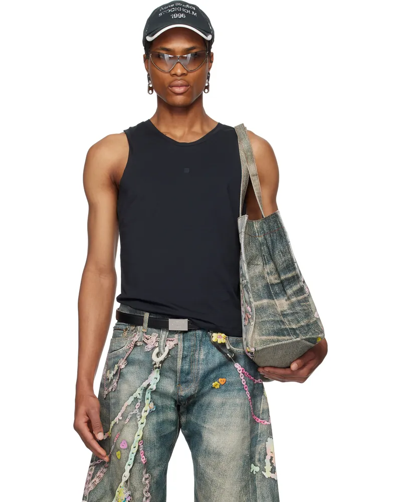 Acne Studios Black Jersey Tank Top 900