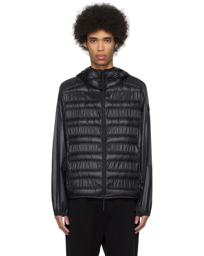 Moncler Black Luseney Down Jacket Black