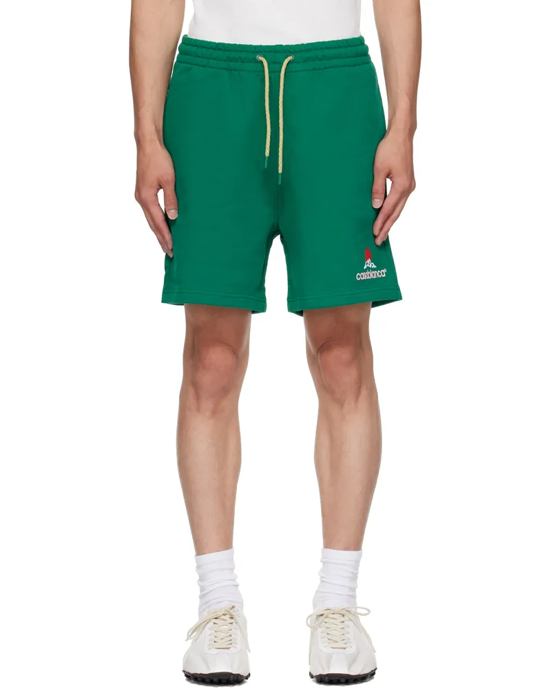 Casablanca Paris Green Montagne Shorts Green