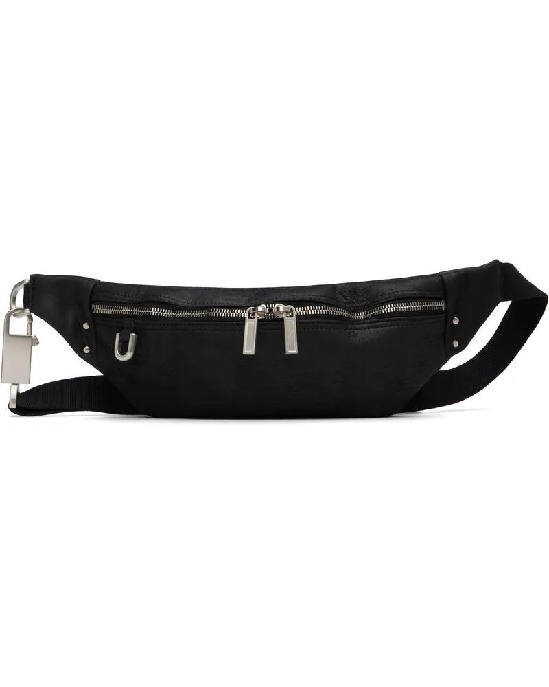 Rick Owens Black Concordians Geo Bumbag Pouch 09