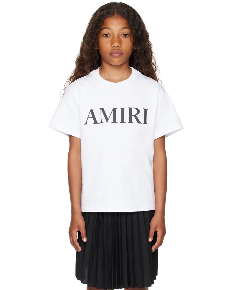 Amiri Kids White 'AMIRI' Core Logo T-shirt White