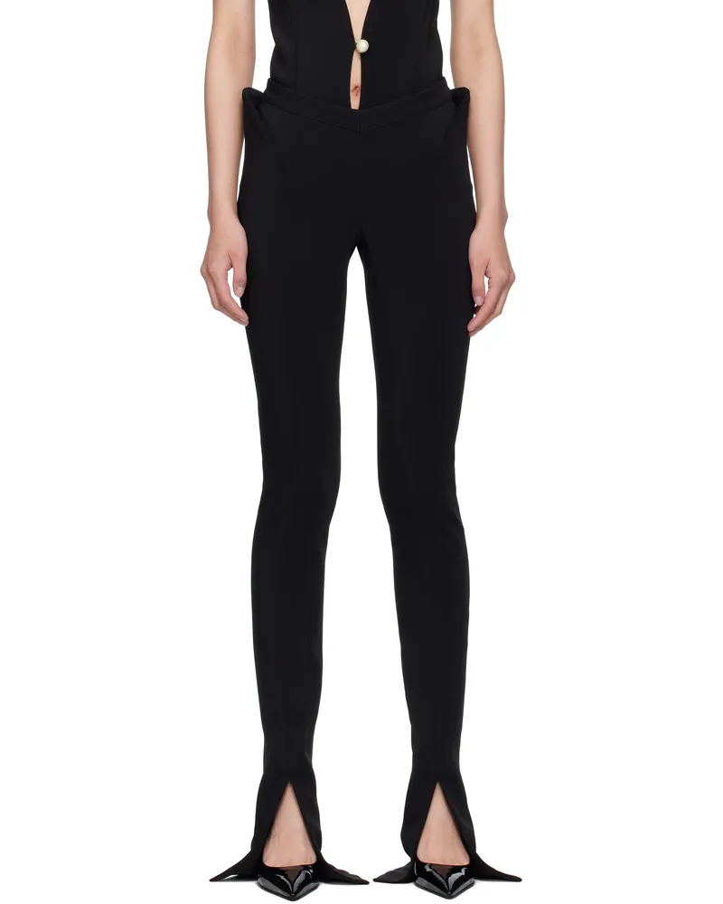 Thierry Mugler Black Tailored Trousers 1999
