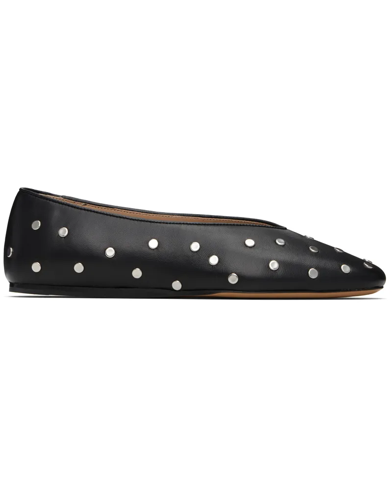 Le Monde Béryl Black Regency Slipper Ballerina Flats Black