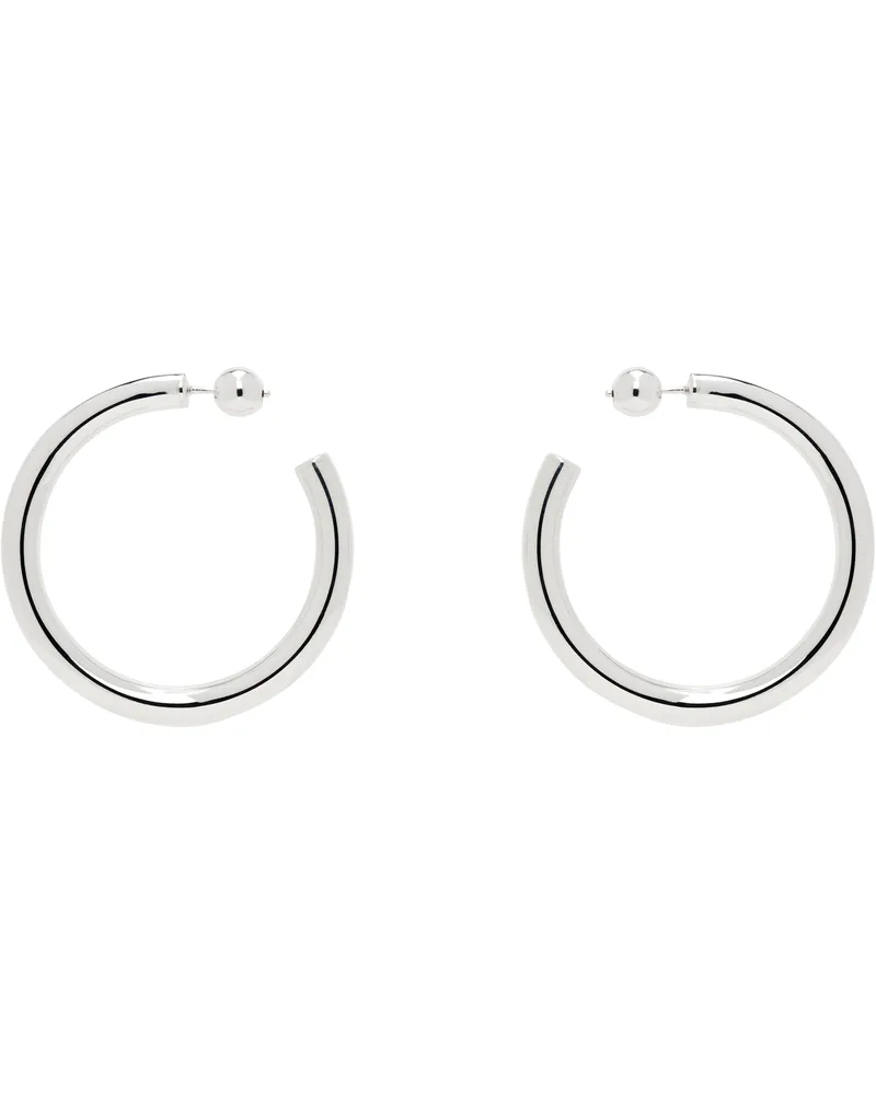 Sophie Buhai Silver Medium Everyday Hoop Earrings Sterling