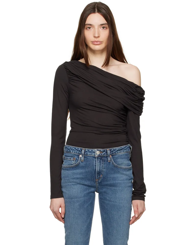 AGOLDE Brown Kira Bodysuit Jasper
