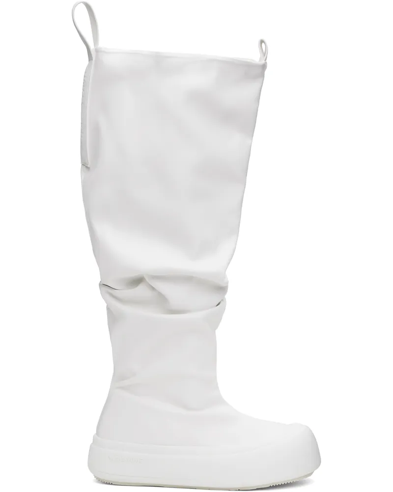 YUME YUME White Fisherman Tall Boots White