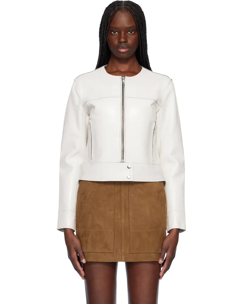 STAND Off-White Cassie Leather Jacket 90000