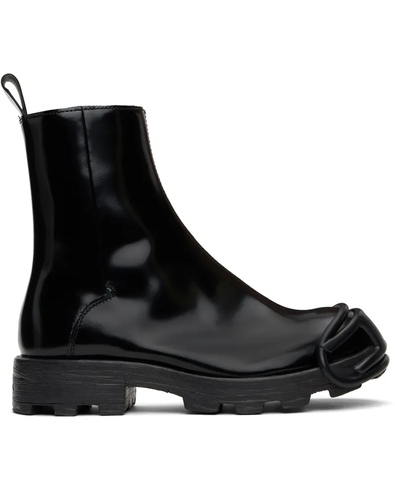 Diesel Black D-Hammer Bt Zip D Boots H0015