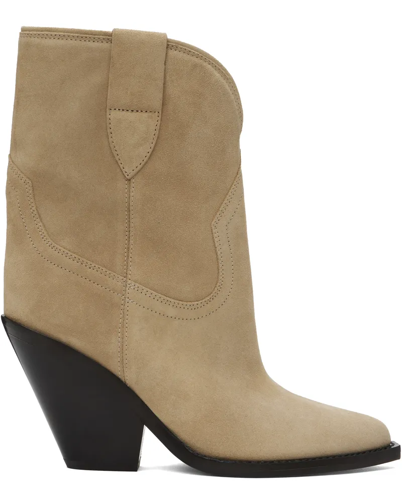 Isabel Marant Beige Leyane Boots Light