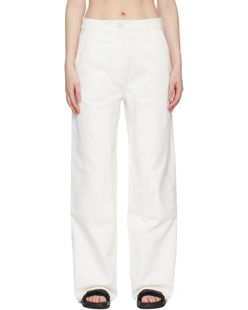Cecilie Bahnsen White Virginia Trousers White