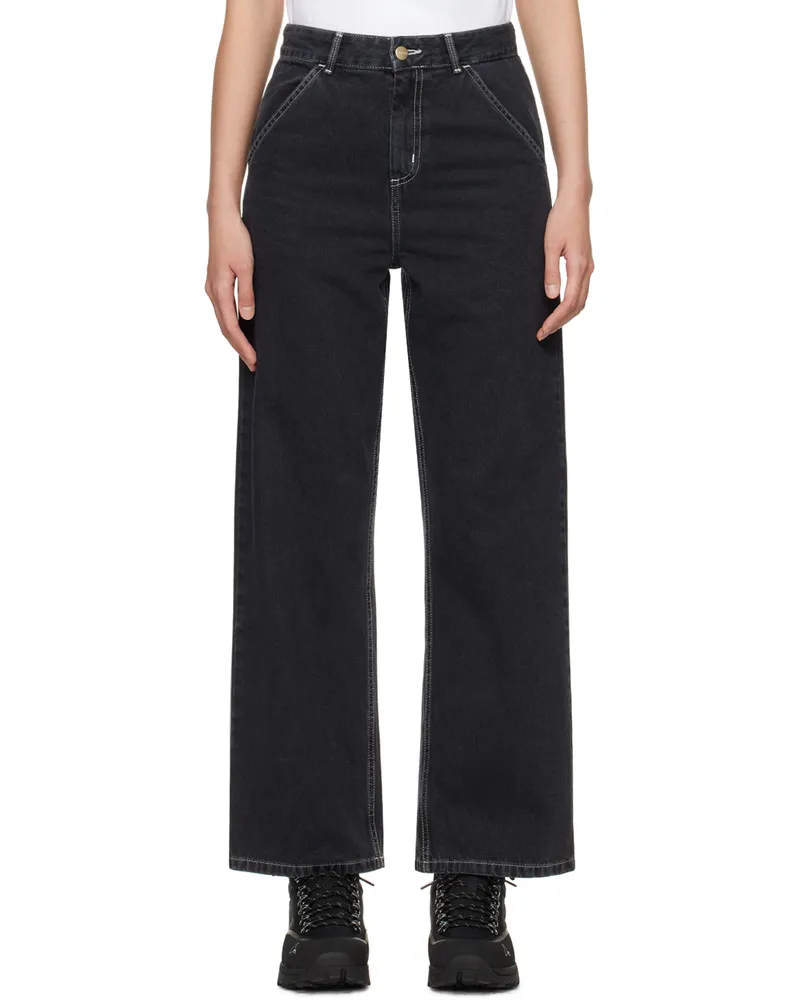 Carhartt WIP Black Simple Jeans Black
