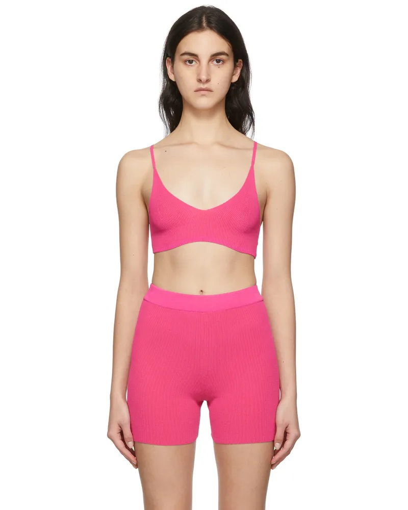 Jacquemus Pink La Montagne 'Le Bandeau Valensole' Bra 430