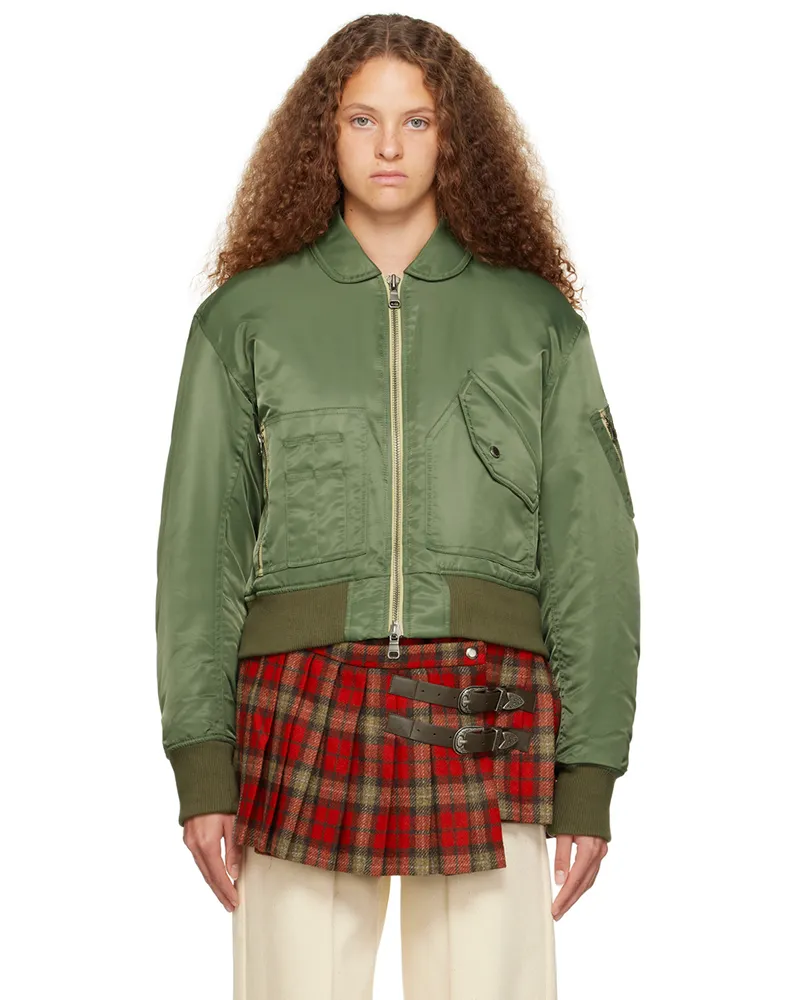 Andersson Bell Khaki Carlee Bomber Jacket Khaki