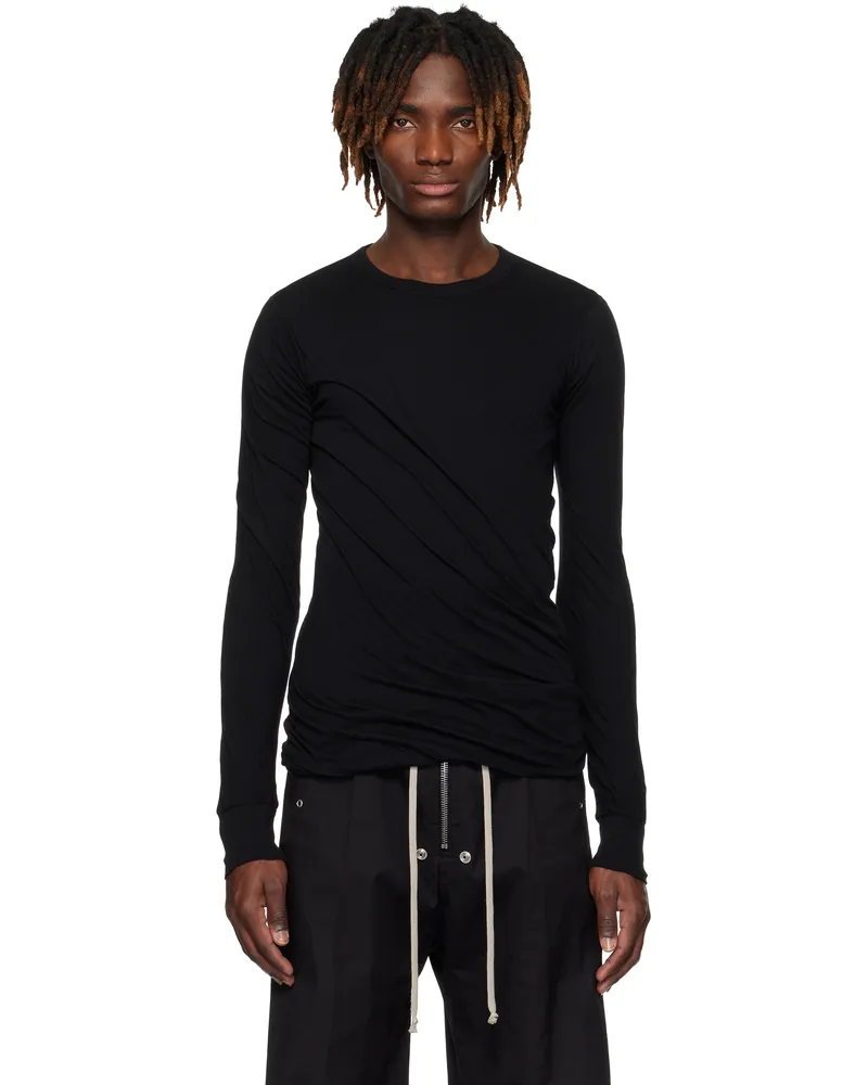 Rick Owens Black Hollywood Double LS T-shirt 09