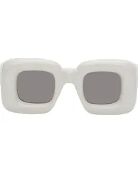 Loewe Gray Inflated Rectangular Sunglasses 20a